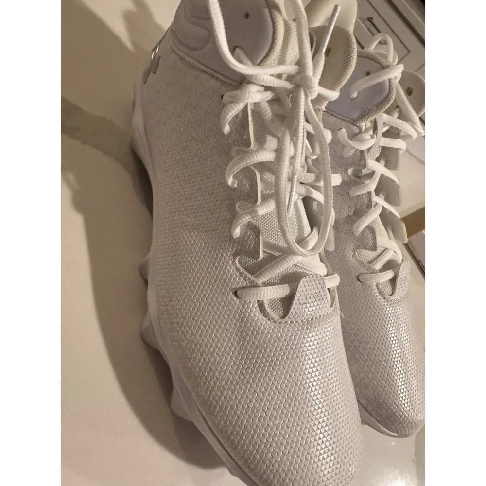Under Armour White Football/Lacrosse Cleats‎ Mens Size Us 11.5 NEW